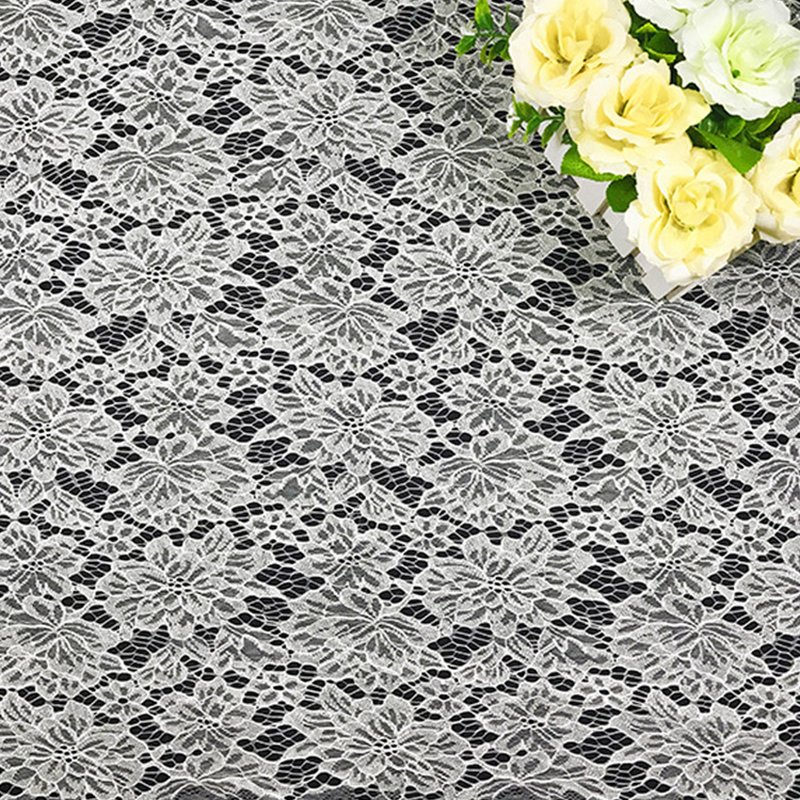Lace Trim Dress Wave Nylon Lace Fabric for Women's Wear Wholesale Supp 2